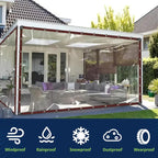 10x13ft Durable Transparent Heavy-Duty Tarpaulin