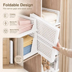 Wardrobe Storage Baskets & Multifunctional Stackable Storage Boxes - Space-Saving Storage