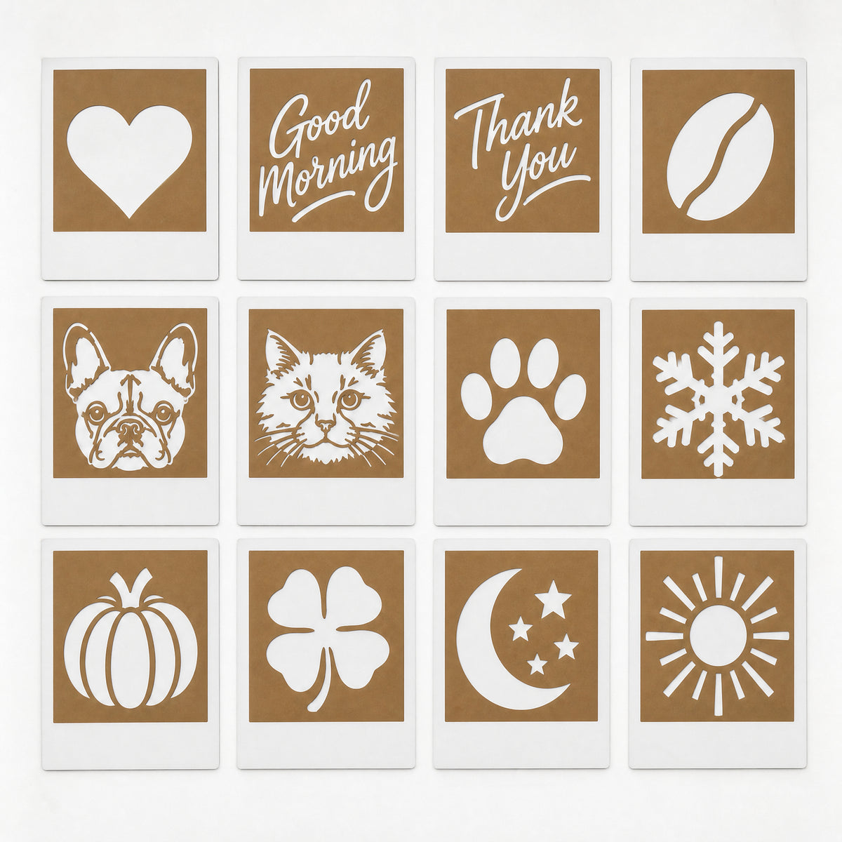 Coffee Photo Printer + 4‑Stencil Set