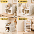 Wardrobe Storage Baskets & Multifunctional Stackable Storage Boxes - Space-Saving Storage