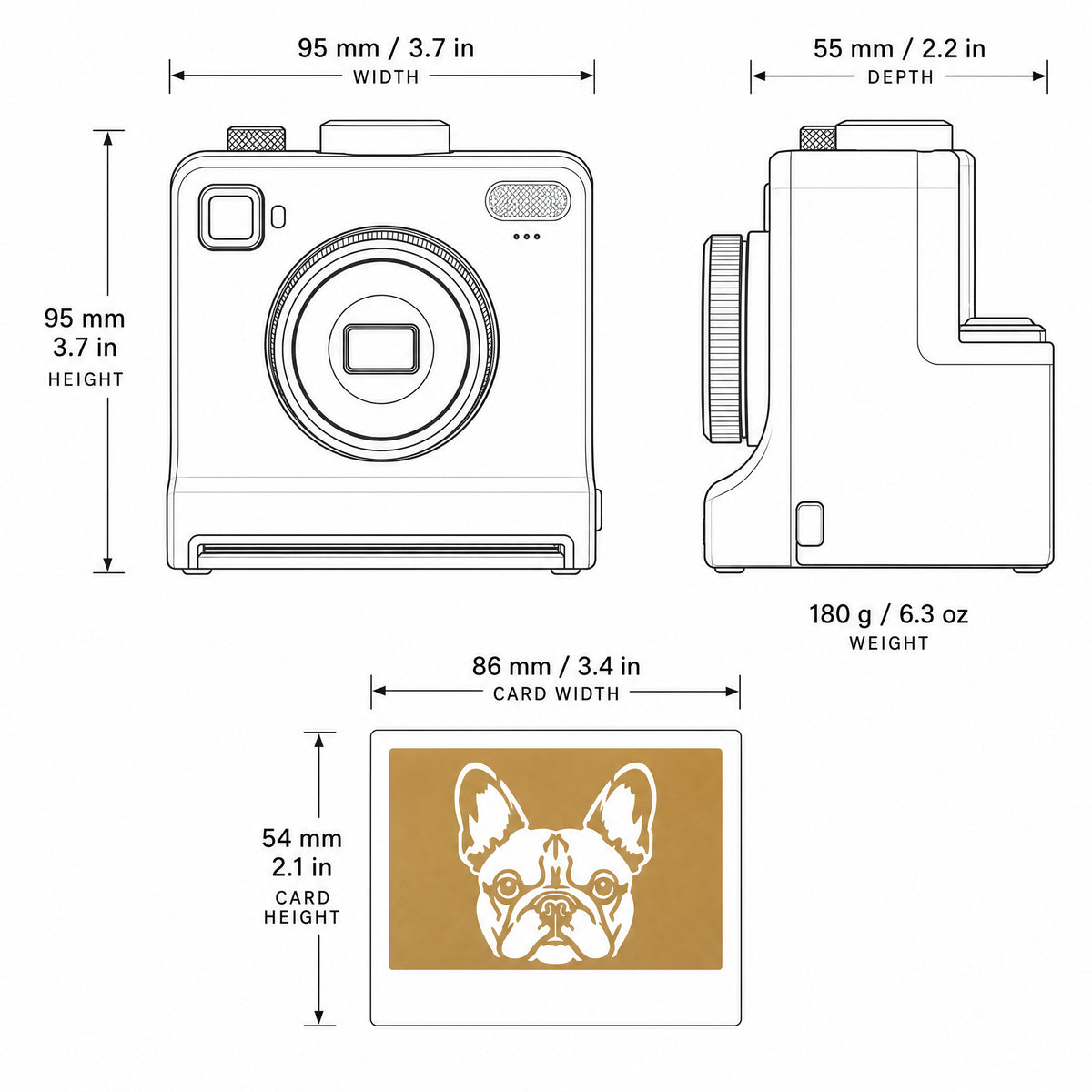 Coffee Photo Printer + 4‑Stencil Set